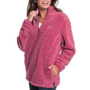Southern Shirt Pink Sherpa Pullover XS